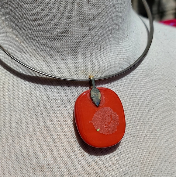 Handcrafted artisan morano glass pendant - Picture 4 of 6